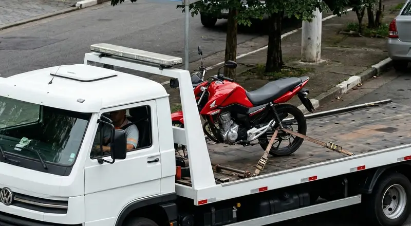 Reboque de moto em Várzea Grande – guincho especializado para motocicletas